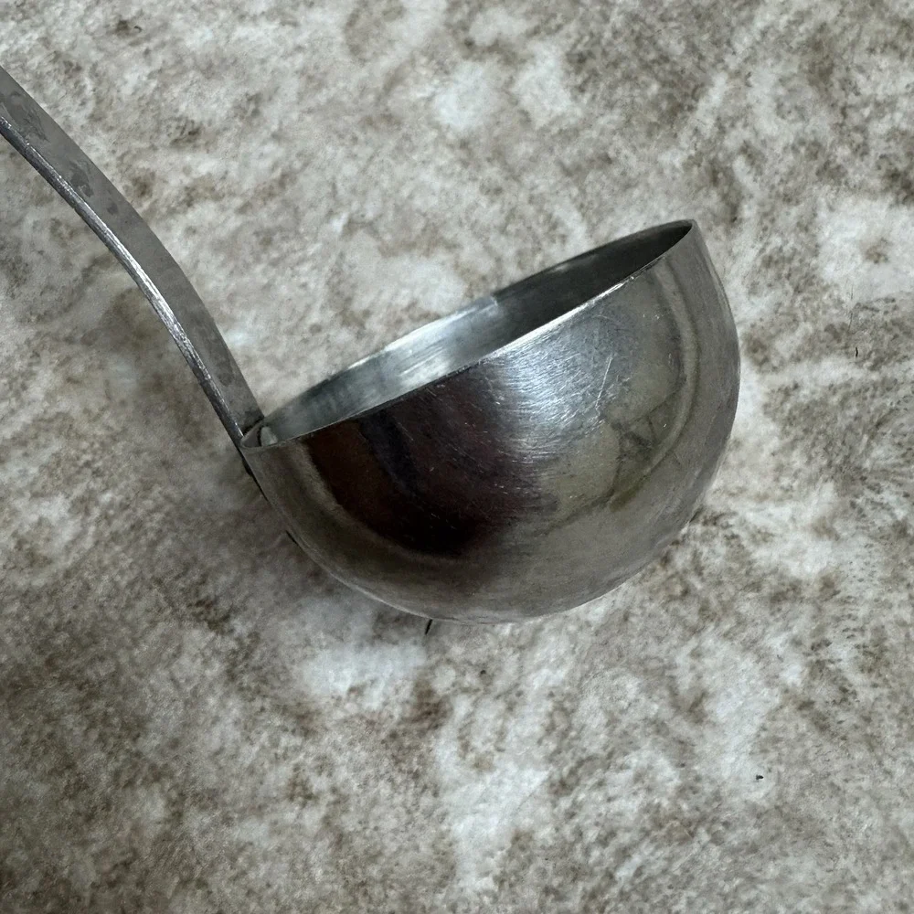 Vtg 70s Flint Arrowhead Harvest Wheat Stainless Ladle 12
